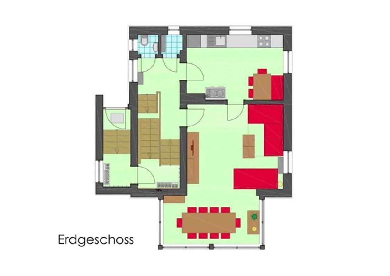 Villa Schnuck - Das Rote Ferienhaus Bad Gastein Extérieur photo